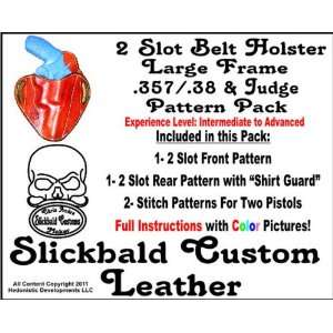  2 Slot Belt Holster Pattern Pack, Large Frame: Arts 