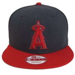   Angels Custom Retro New Era Snapback Cap Hat Grey Red 