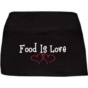  Food Is Love Apron Custom Waist Apron with Pockets