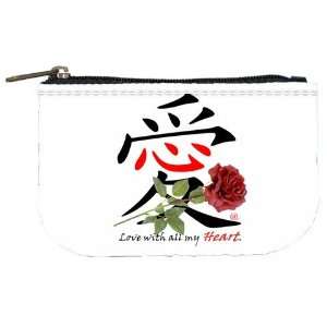  Chinese Love Heart Rose Mini Coin Purse: Everything Else