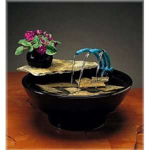  Nature Bowl Indoor Water Sculpture Fountain: Home 