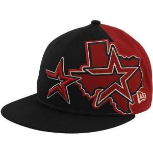 New Era Houston Astros Brick Red Black Side Fill 59FIFTY Fitted Hat 