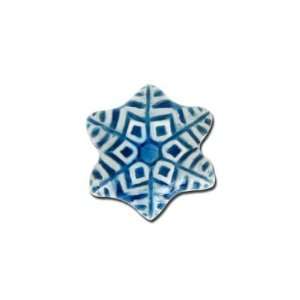    12mm Teeny Tiny Raku Snowflake Ceramic Beads Arts, Crafts & Sewing