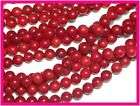 8x25mm RED SEA CORAL BAMBOO LOOSE BEAD STONE 16.5 L items in 
