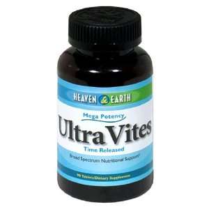  Heaven and Earth Ultra Vites Tablets, 90 Count Bottles 