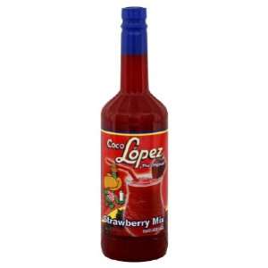  Coco Lopez, Mix Daiquiri Strawberry, 33.8 Fluid Ounce (12 