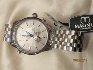 AUTOMATIC WATCH NEW MAGNUS SAN MARINO ALL STAINLESS STEEL M102MSS45 