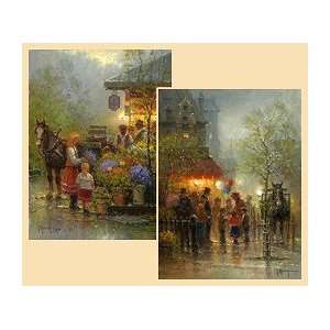 Harvey Lil Sis & The Birthday Party By G. Harvey Giclee On Canvas 