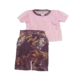  Bonnie & Childrens Camo Spring Pant Short Sleeve T Pink 