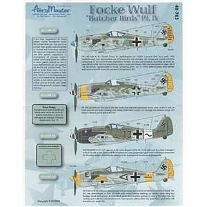  Focke Wulf Fw 190 Butcher Birds, Part 4 (1/48 decals 