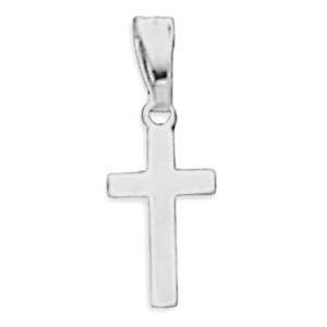   Silver Extra Small Polished Cross Charm: West Coast Jewelry: Jewelry
