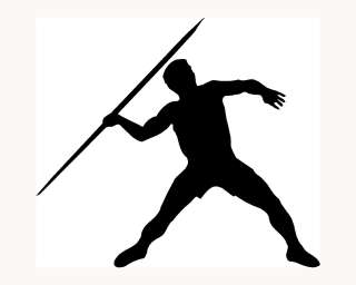   Sticker Car Window Decal Toss Olympic Sports Spear Vinyl Cool Gift
