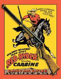 Daisy Red Ryder Carbine Ad Tin Sign Reproduction  