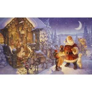  Santa Claus At The North Pole   Cross Stitch Pattern Arts 