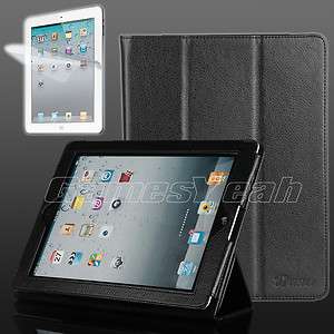 Black Dana Brand Smart Cover PU Leather Stand Case F The New iPad 3 