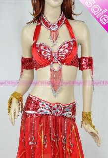Belly Dance Costume 5 pics Set of bra&belt decoration  
