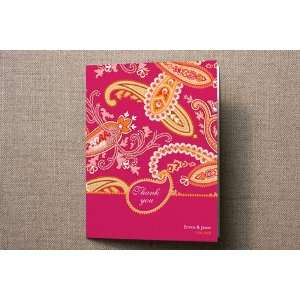   Paisley Passion Thank You Cards by Sandhya Rao