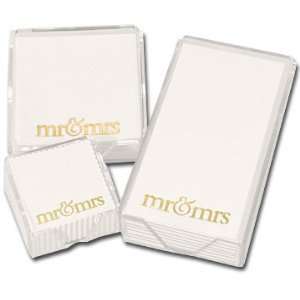  Mr & Mrs. Acrylic Napkin Holder Gift Set, Linen Kitchen 