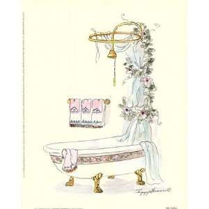  Peggy Abrams Tubs With Curtains Bathtime Opulence 7.00 x 9 