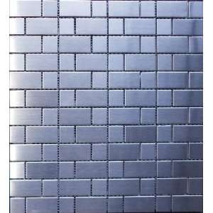 Various Sized Stainless Steel Mosaic Tile Mesh Backed Sheet12 X 12 
