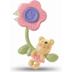  Fisher Price Little Buttons Rattle and Teethe Flower Toys 