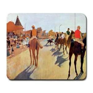  Jockeys in Front of the Grandstand By Edgar Degas Mouse 