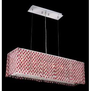  Dazzling rectangular designed crystal chandelier lighting 