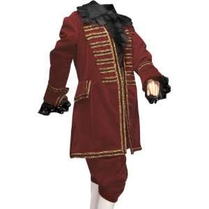  Boys XL Burgundy Victorian Costume: Toys & Games