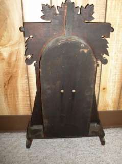   Gingerbread Clock Shelf Mantel Black Forest Unusual w/ Pendulum LOOK