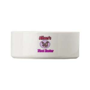  Allisons First Easter Cute Small Pet Bowl by CafePress 