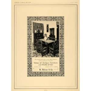  1926 Ad Altman Early Spanish Italian English Furniture 