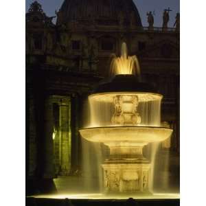  Fountain outside Saint Peters Basilica, Vatican City 