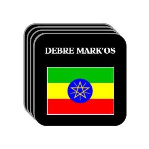  Ethiopia   DEBRE MARKOS Set of 4 Mini Mousepad Coasters 