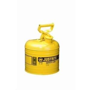  Justrite 2.5 Gallon Yellow Type I Safety Can   7125200 