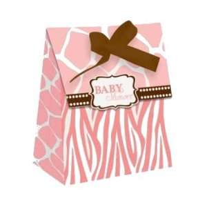  Wild Safari Pink Favor Bags w/Ribbon: Health & Personal 