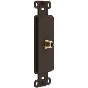  Leviton Decora Style Cable Jack in Brown.