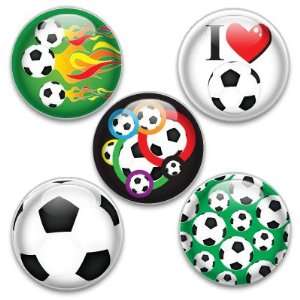  Decorative Push Pins 5 Big Soccer: Office Products
