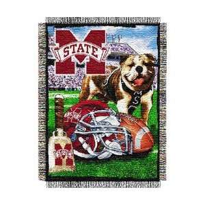 Bulldogs Woven Tapestry NCAA Throw (Home Field Advantage) by Northwest 