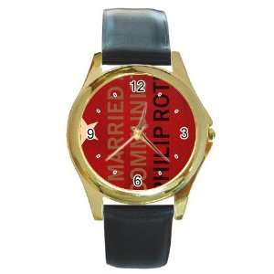  Chinese Communist v1 Gold Metal Watch 