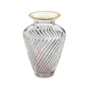  Waterford Arrington Gold Trimmed Vase