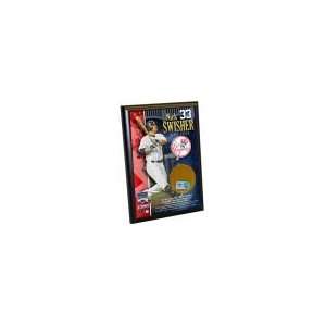 Nick Swisher Yankees 4x6 Dirt Plaque:  Sports & Outdoors