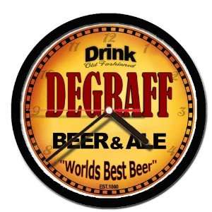  DEGRAFF beer ale cerveza wall clock 