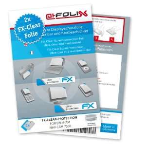 atFoliX FX Clear Invisible screen protector for Evesham Nav Cam 7500 