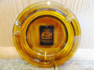 Best Western 4 Amber Ashtray Worldwide Lodging With Crown Logo Ex 