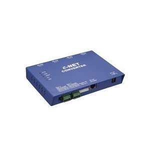 RS232 / RS422 / RS485 to TCP/IP RJ45 Internet Converter, 4 Port Serial 