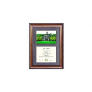  Army Black Knights Suede Mat Diploma Frame with Lithograph 