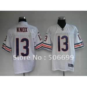  2011 chicago bears 13 knox white jersey usa football 