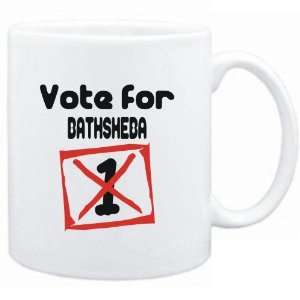  Mug White  Vote for Bathsheba  Female Names Sports 