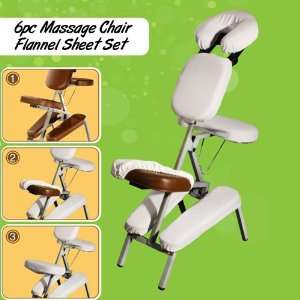  Royal Massage Deluxe Flannel 6pc Massage Chair Sheet Set 
