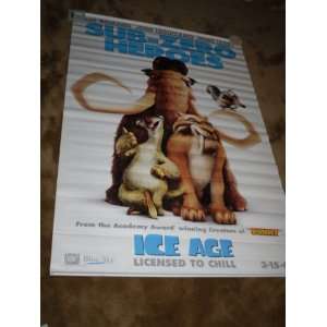  ICE AGE Movie Theater Display Banner 